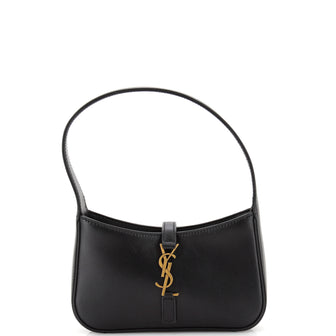 Saint Laurent Le 5 a 7 Hobo Leather Mini