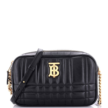 Burberry Lola Camera Bag Quilted Leather Small