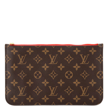 Louis Vuitton Neverfull Pochette Monogram Canvas Large