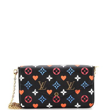 Louis Vuitton Felicie Pochette Limited Edition Game On Multicolor Monogram