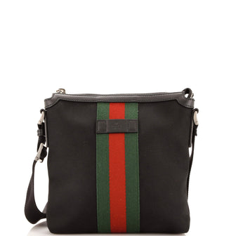 Gucci Web Messenger Bag Techno Canvas Small