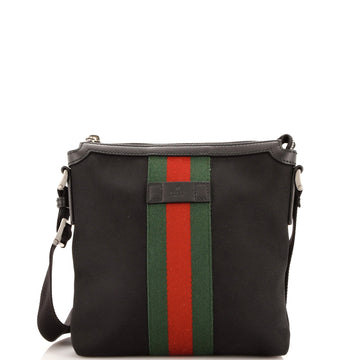 Gucci Web Messenger Bag Techno Canvas Small