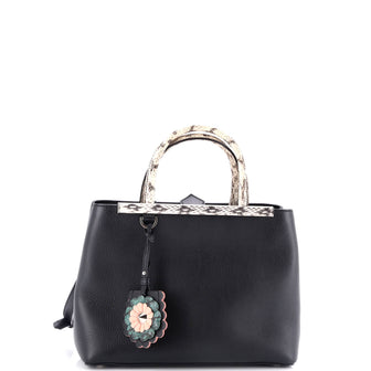 Fendi 2Jours Bag Leather with Snakeskin Petite