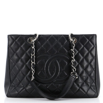 Chanel Grand Shopping Tote Quilted Caviar