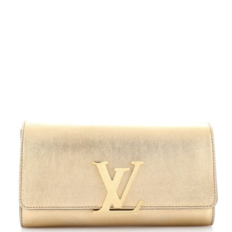Louis Vuitton Louise Clutch Leather Long