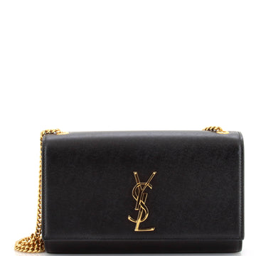 Saint Laurent Classic Monogram Crossbody Bag Grainy Leather Medium