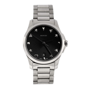 Gucci G-Timeless Quartz Watch Stainless Steel 27