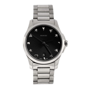 Gucci G-Timeless Quartz Watch Stainless Steel 27
