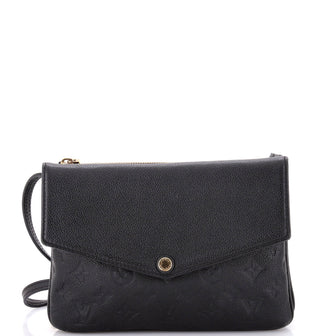 Louis Vuitton Twice Handbag Monogram Empreinte Leather