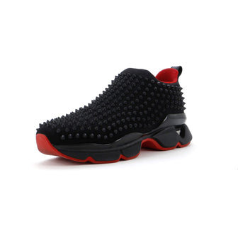 Christian Louboutin Men's Spike Sock Sneakers Spiked Neoprene