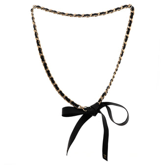 Chanel Bow Chain-Link Belt Lambskin and Metal
