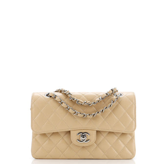 Chanel Classic Double Flap Bag Quilted Caviar Small