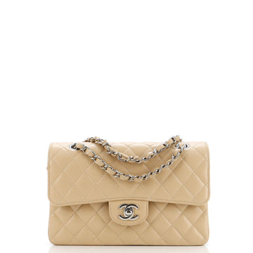 Chanel Classic Double Flap Bag Quilted Caviar Small
