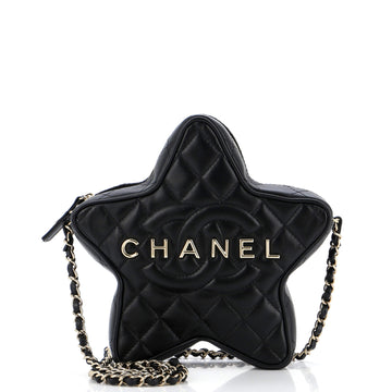 Chanel CC Walk of Fame Star Bag Quilted Lambskin