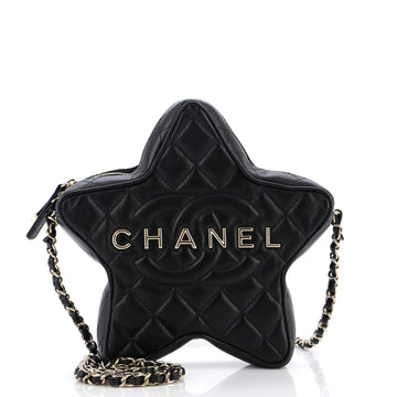 Chanel CC Walk of Fame Star Bag Quilted Lambskin