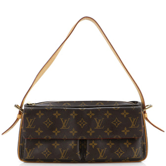 Louis Vuitton Viva Cite Handbag Monogram Canvas MM