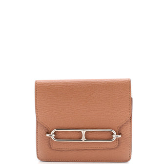 Hermes Roulis Slim Wallet Chevre Mysore