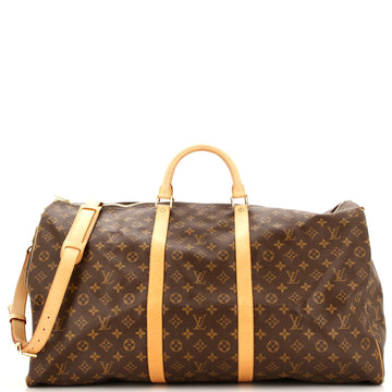 Louis Vuitton Keepall Bandouliere Bag Monogram Canvas 60