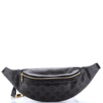Celine Belt Bag Triomphe Coated Canvas
