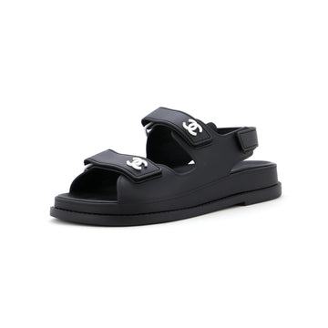 Chanel Women's Velcro Dad Sandals Rubber