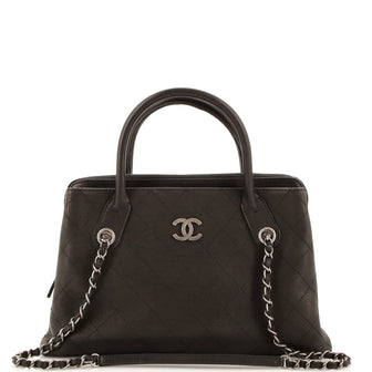Chanel Urban Shopping Tote Quilted Caviar Small