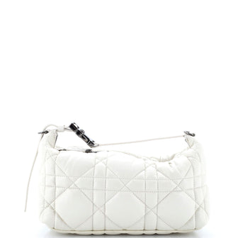 Christian Dior DiorTravel Nomad Pouch Macrocannage Quilt Calfskin Medium