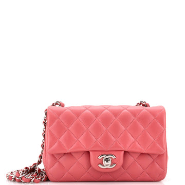 Chanel Classic Single Flap Bag Quilted Lambskin Mini