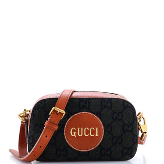 Gucci Off the Grid Camera Bag GG Wool and Leather