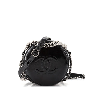 Chanel Round as Earth Crossbody Bag Patent