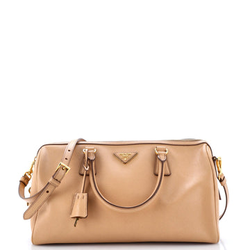 Prada Lux Convertible Boston Bag Saffiano Leather Medium