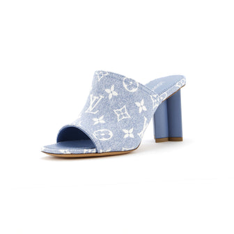 Louis Vuitton Women's Silhouette Mules Monogram Denim