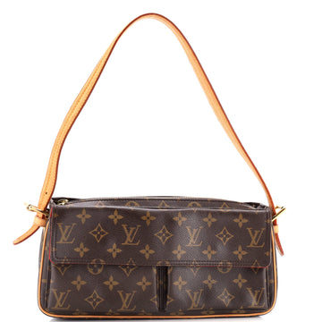 Louis Vuitton Viva Cite Handbag Monogram Canvas MM