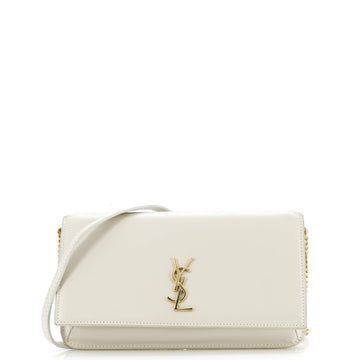 Saint Laurent Classic Monogram Phone Holder Shoulder Bag Leather