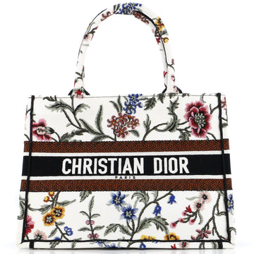 Christian Dior Book Tote Embroidered Canvas Medium