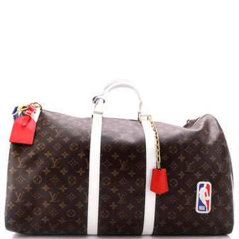 Louis Vuitton x NBA Basketball Keepall Bandouliere Bag Monogram Canvas 55