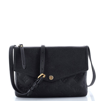 Louis Vuitton Twice Handbag Monogram Empreinte Leather