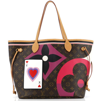 Louis Vuitton Neverfull NM Tote Limited Edition Game On Monogram Canvas MM