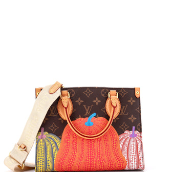 Louis Vuitton OnTheGo Tote Yayoi Kusama Pumpkins Monogram Canvas PM