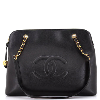 Chanel Vintage Timeless Zip Tote Caviar Large