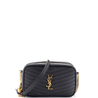 Saint Laurent Lou Camera Bag Matelasse Chevron Leather Mini