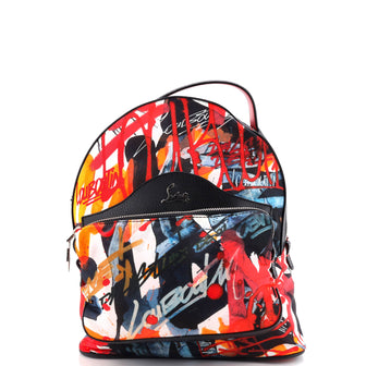 Christian Louboutin Backloubi Backpack Printed Nylon Small