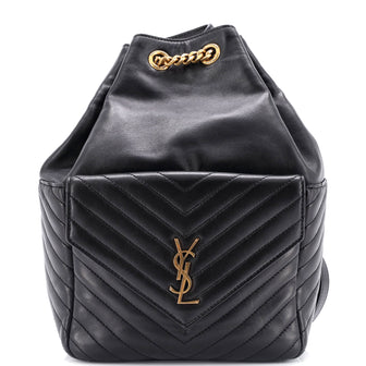 Saint Laurent Joe Backpack Matelasse Chevron Leather