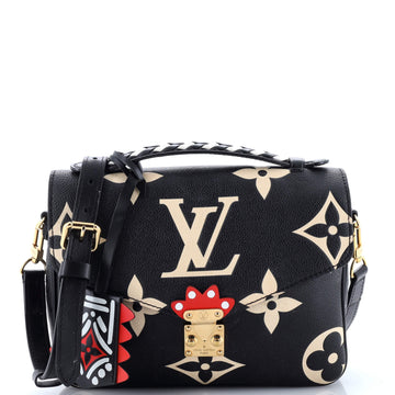Louis Vuitton Pochette Metis Limited Edition Crafty Monogram Empreinte Giant
