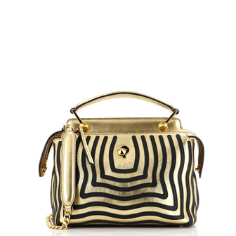 Fendi DotCom Click Top Handle Bag Hypnotic Leather Small