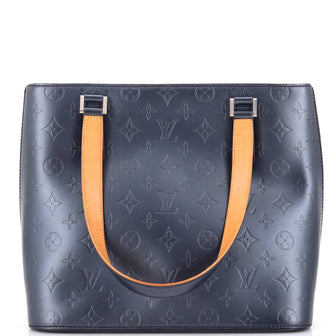 Louis Vuitton Mat Stockton Handbag Monogram Vernis