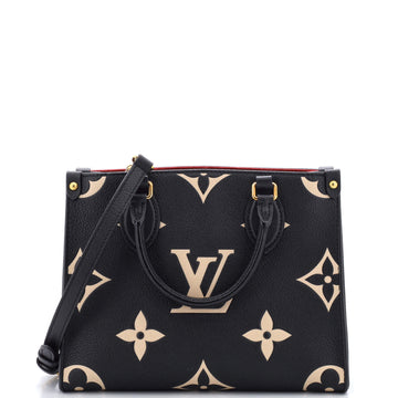 Louis Vuitton OnTheGo Tote Bicolor Monogram Empreinte Giant PM