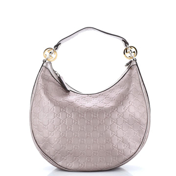 Gucci Twins Hobo Guccissima Leather Medium