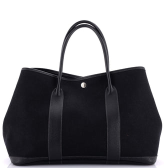 Hermes Garden Party Tote Toile and Leather 36
