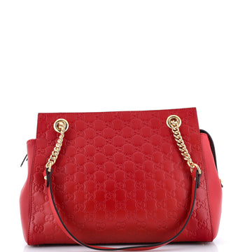 Gucci Soft Signature Shoulder Bag Guccissima Leather Medium