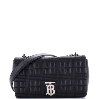 Burberry Lola Shoulder Bag Quilted Lambskin Small